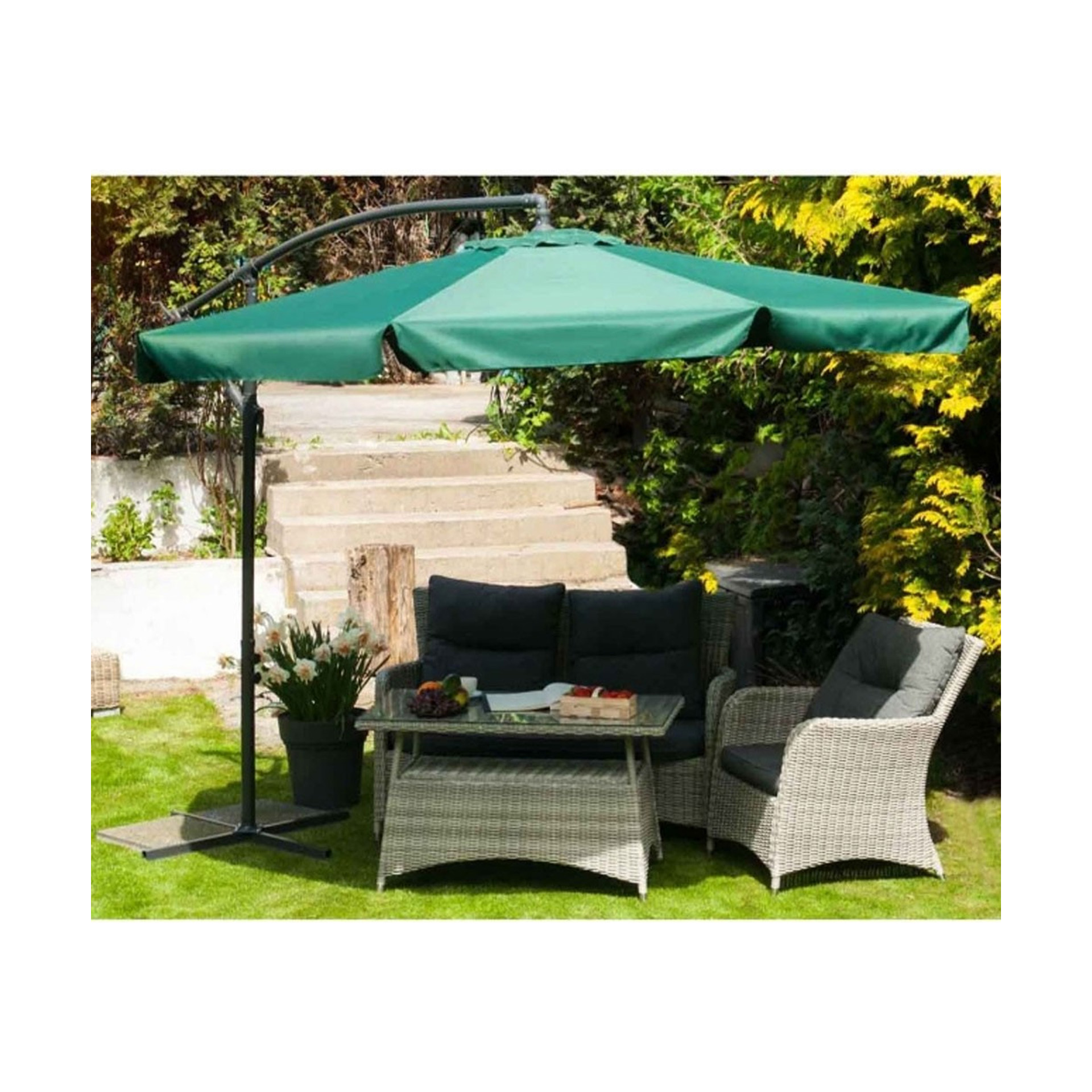 Guarda-Sol com Aba de Ferro Verde 3M