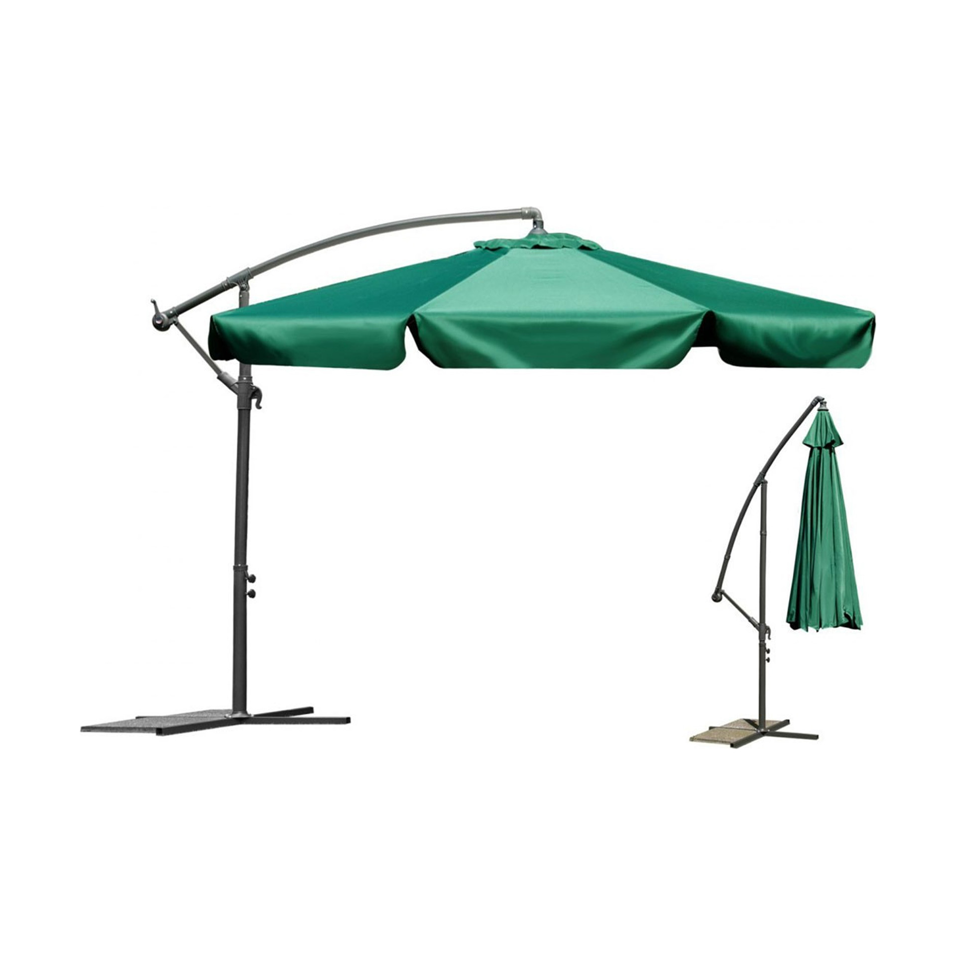 Guarda-Sol com Aba de Ferro Verde 3M