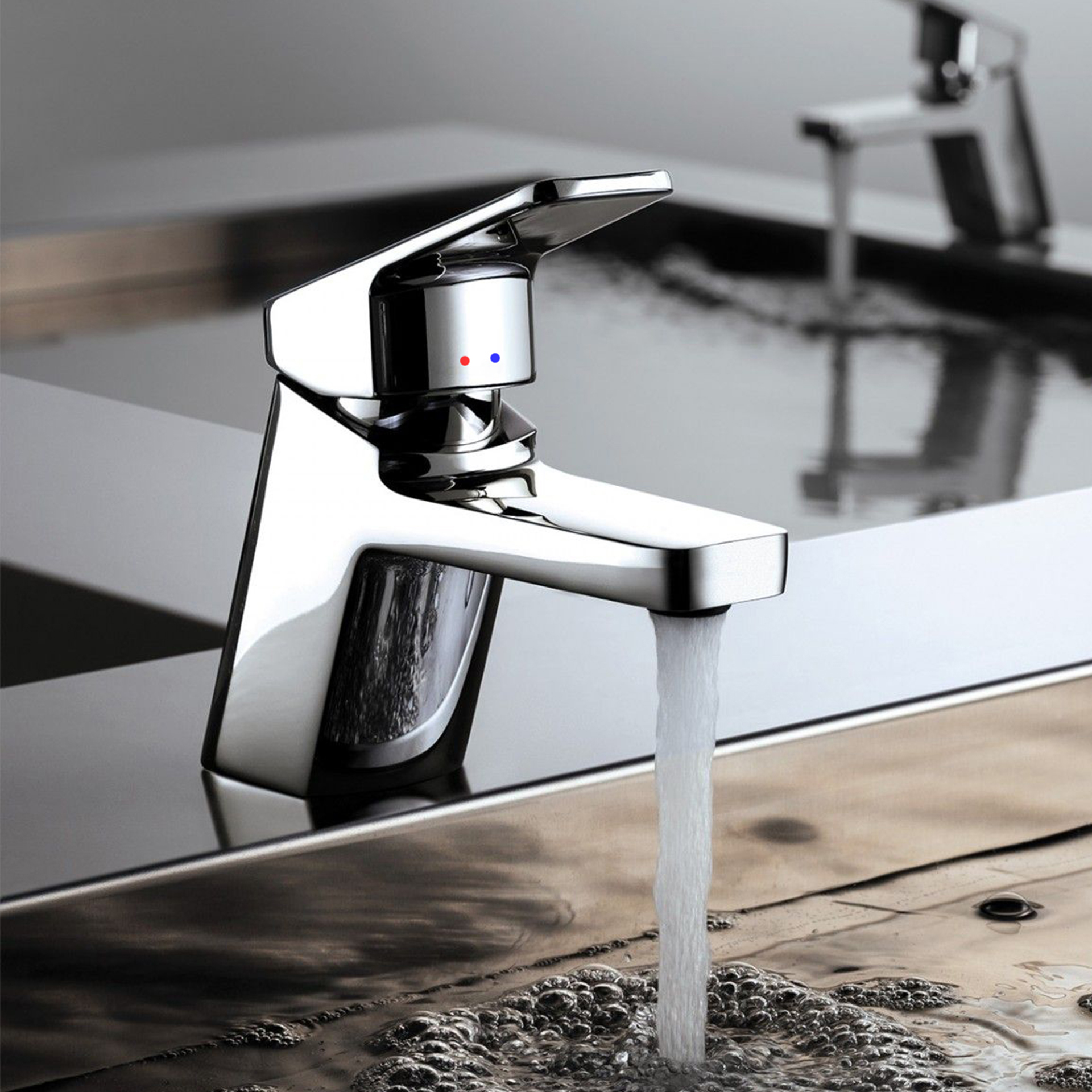 Monocomando para Lavatório Cromado Selekt Sanitana