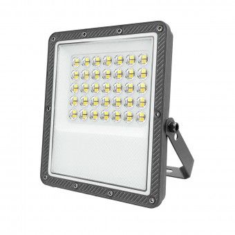 Projetor LED Exterior Slim 30W 3000Lm 6500K Cinza Projetor LED Exterior Slim 30W 3000Lm 6500K Cinza