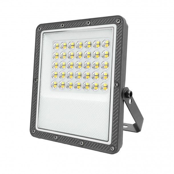 Projetor LED Exterior Slim 30W 3000Lm 6500K Cinza