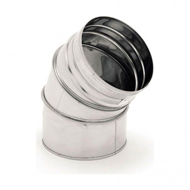 Curva Inox 45º Ø 80mm Curva Inox 45º Ø 80mm