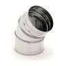 Curva Inox 45º Ø 80mm Curva Inox 45º Ø 80mm