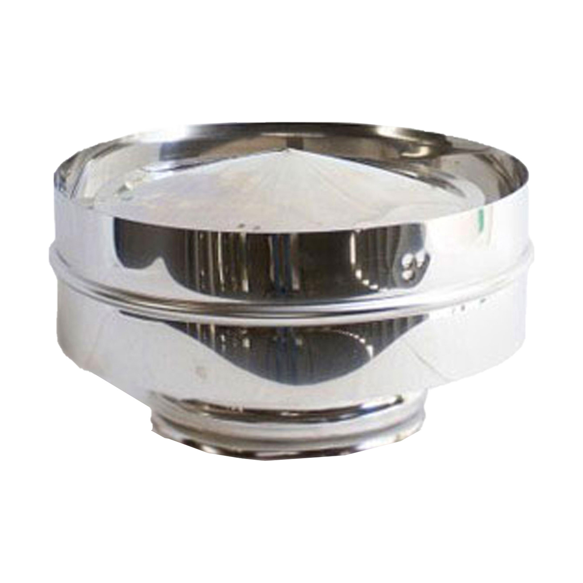 Chapéu Salamandra com Aba Inox Ø 80mm