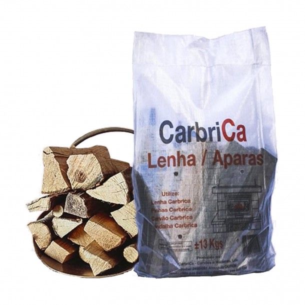Saco de Lenha Aparas 13Kg Saco de Lenha Aparas 13Kg