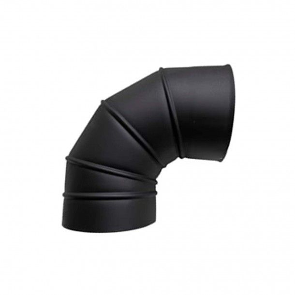 Curva Inox Antracite M/F 90º Ø180mm Curva Inox Antracite M/F 90º Ø180mm