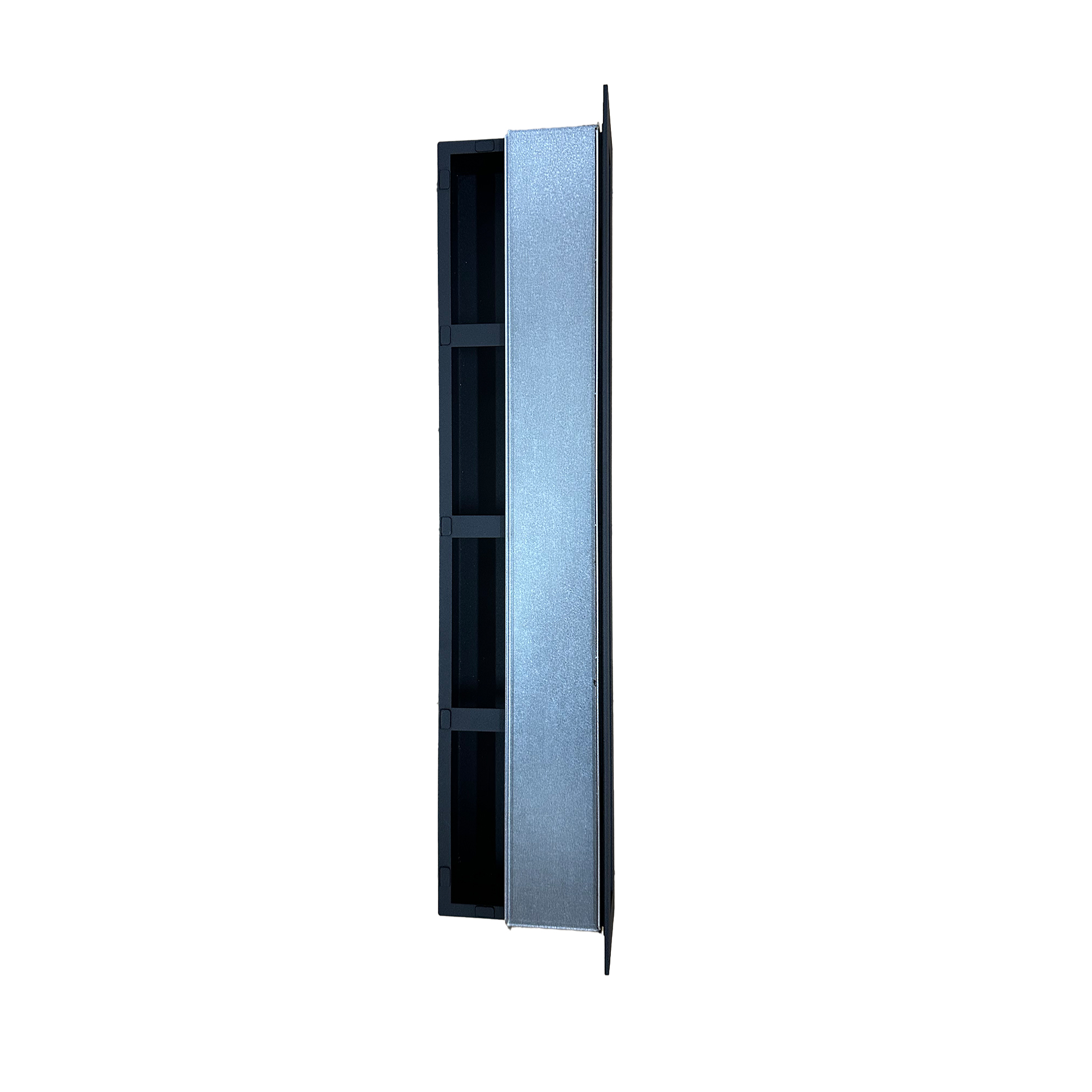 Grelha de Ventilação 45x7cm Design Preta