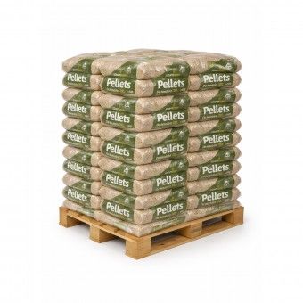 Palete de 65 Sacos de Pellets EN Plus Steampower