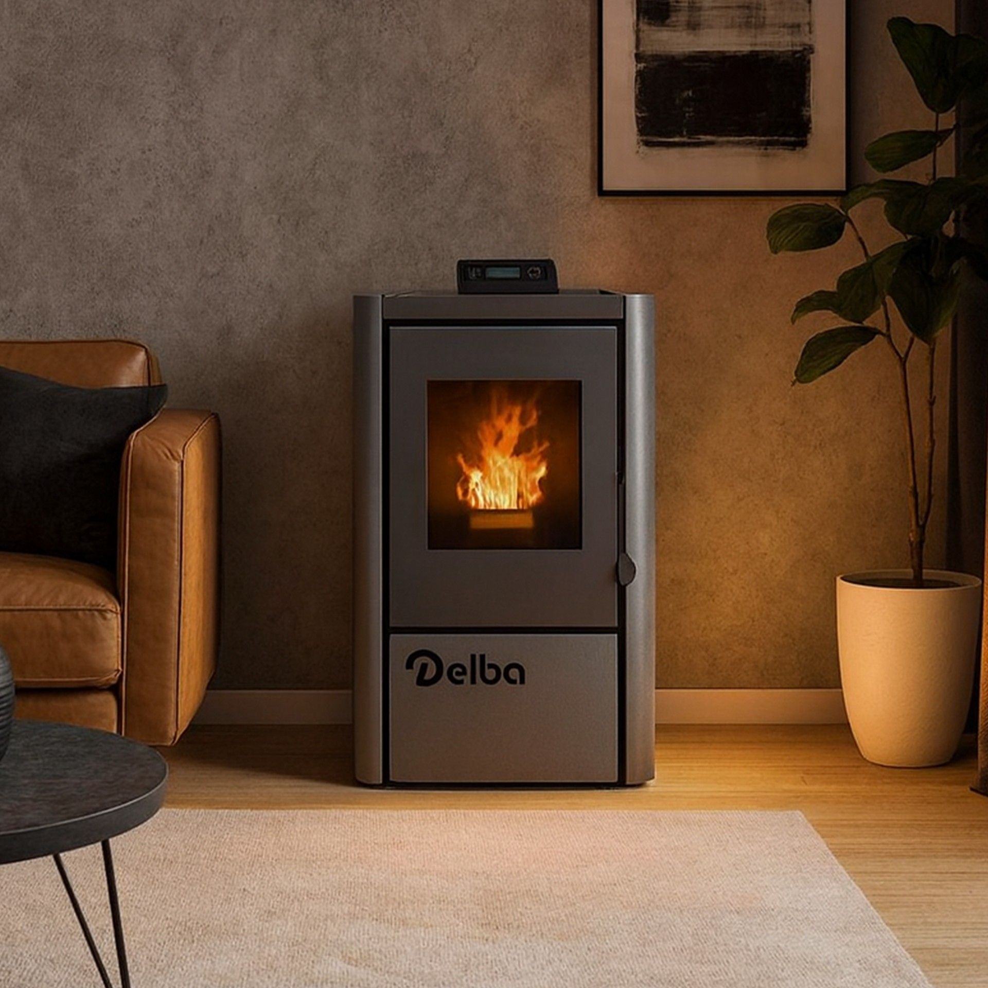 Salamandra a Pellets 6KW Capri Delba