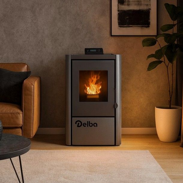 Salamandra a Pellets 6KW Capri Delba