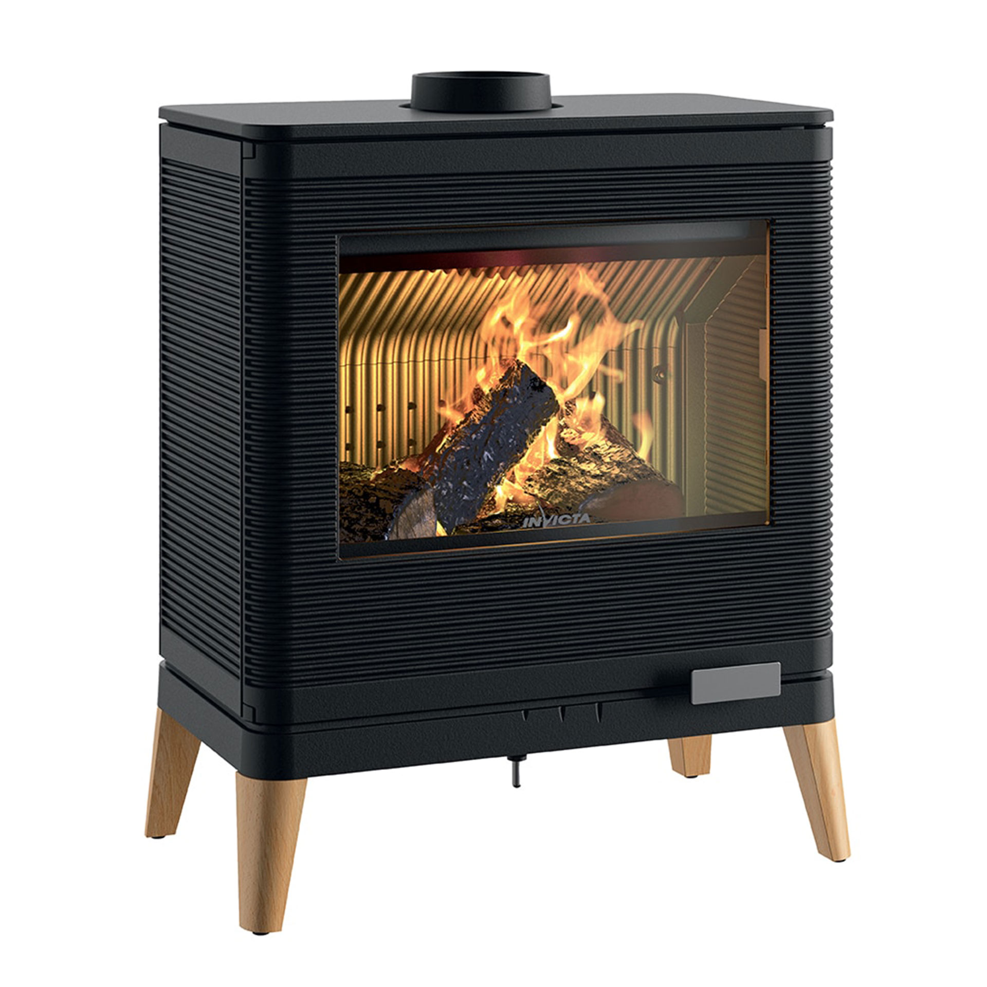 Salamandra a Lenha 9KW Kazan Zen Invicta