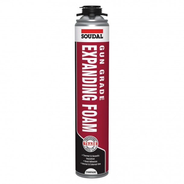 Espuma Poliuretano Pistola Champanhe 750ml Soudal Espuma Poliuretano Pistola Champanhe 750ml Soudal