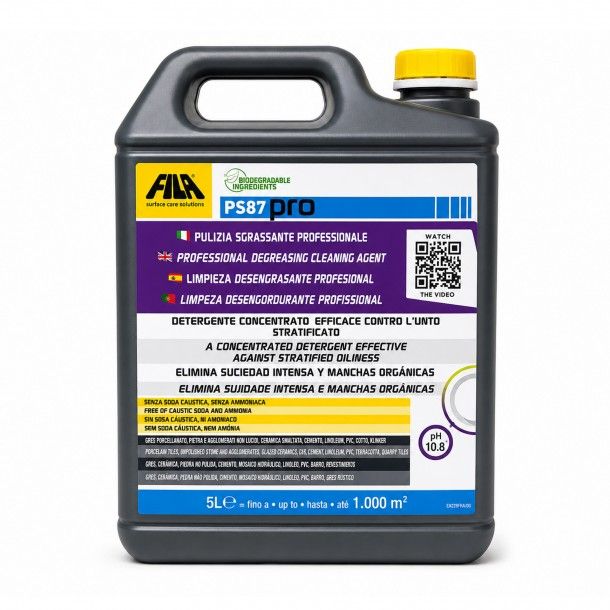 Detergente Desengordurante e Decapante Obra PS87 Pro 5L Fila Detergente Desengordurante e Decapante Obra PS87 Pro 5L Fila