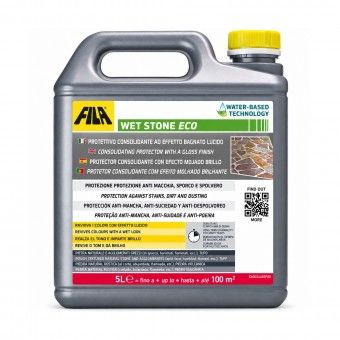 Protetor Consolidante Efeito Molhado Brilhante Wet Stone Eco 5L Fila Protetor Consolidante Efeito Molhado Brilhante Wet Stone Eco 5L Fila