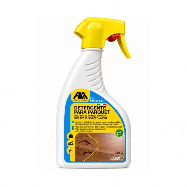 Detergente Limpeza Madeira Spray Filaparquet 0,5L Fila