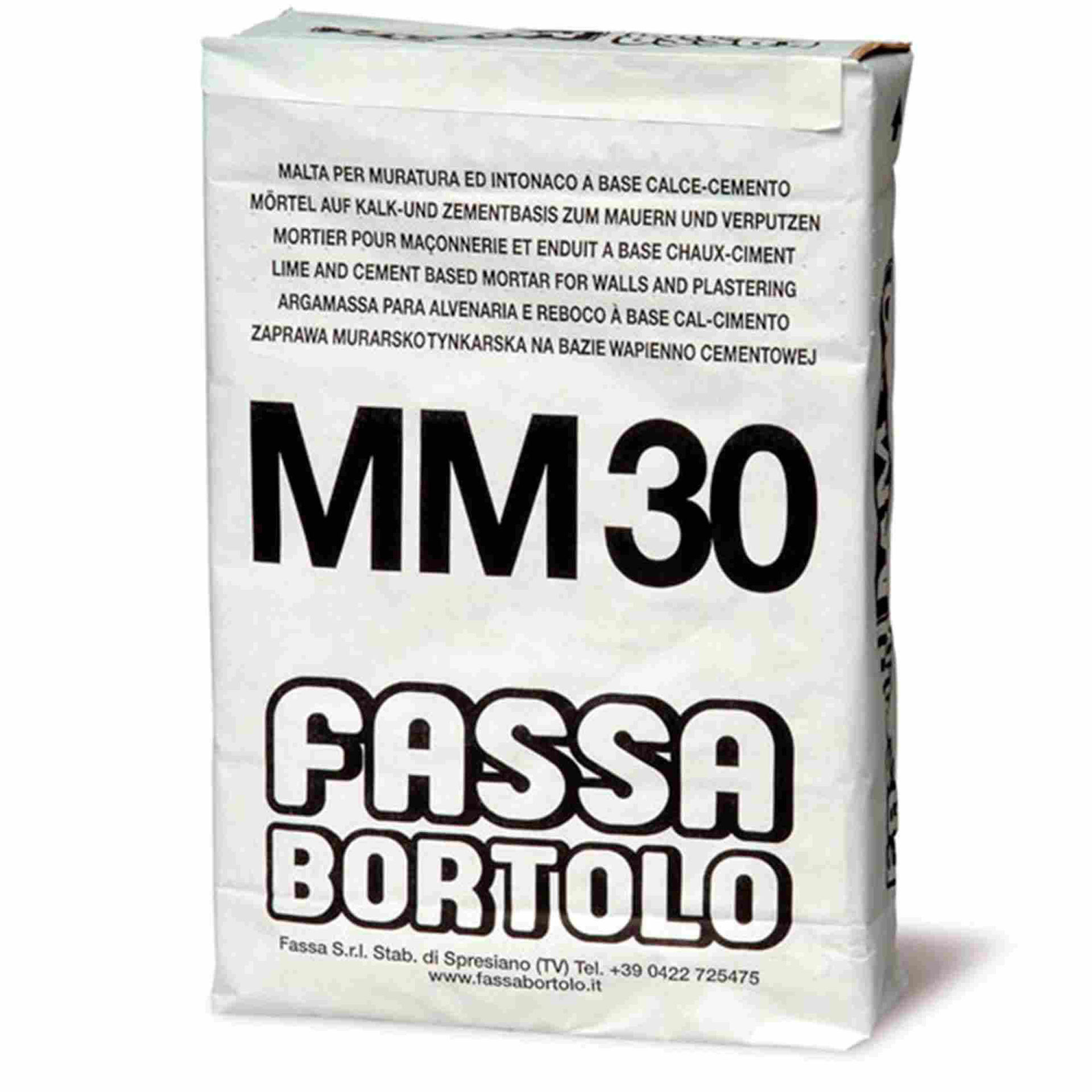 Fassa MM30 Argamassa Cimentícia para Alvenaria Cinza 25Kg