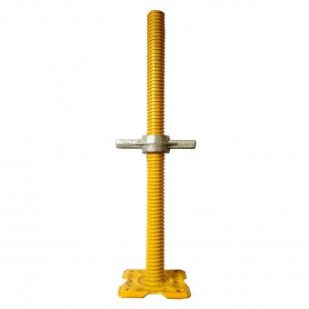 Nivelador Roscado para Andaime Tradicional Amarelo 33x1000mm Nivelador Roscado para Andaime Tradicional Amarelo 33x1000mm
