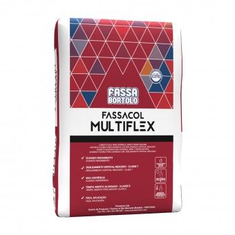 Cimento Cola Fassacol Multiflex Cinza 25Kg Fassa