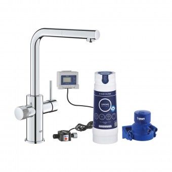 Kit Torneira de Cozinha com Filtro Blue Pure Minta Grohe