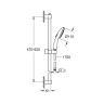 Rampa de Duche com Chuveiro 2 Jatos Tempesta 110 Preto Mate Grohe Rampa de Duche com Chuveiro 2 Jatos Tempesta 110 Preto Mate Grohe