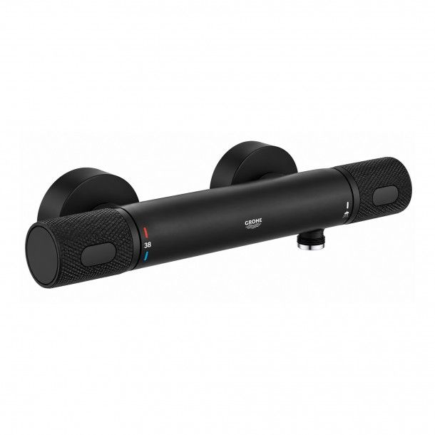 Monocomando para Duche Grohtherm 1000 Preto Mate Grohe