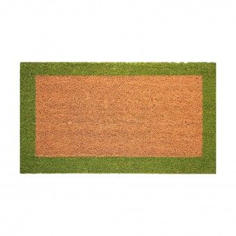 Tapete de Entrada Bordo Verde Cairo 33x60cm