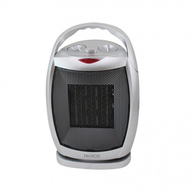 Aquecedor Cerâmico Giratório 1500W Niaros GSC Aquecedor Cerâmico Giratório 1500W Niaros GSC
