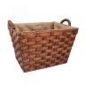Cesto para Lenha Madeira 49x39x38cm Cesto para Lenha Madeira 49x39x38cm