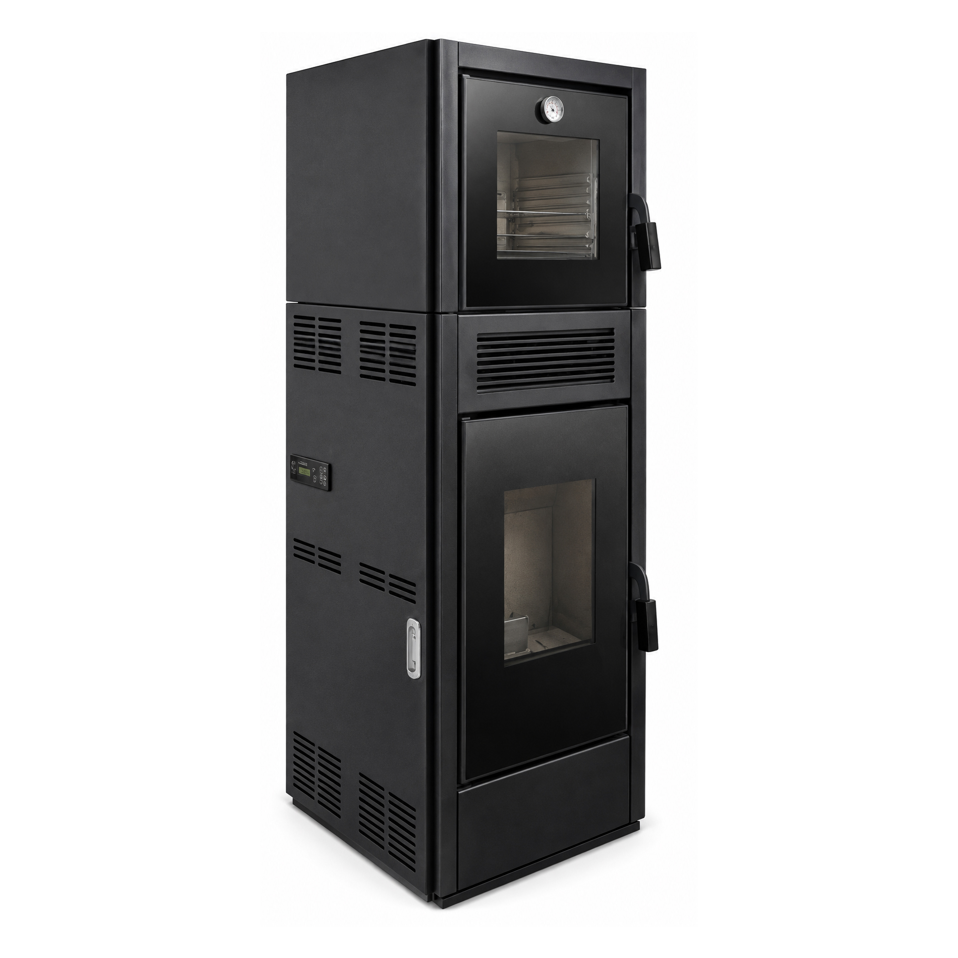 Salamandra a Pellets Chapa com Forno 13Kw Nápoles Delba