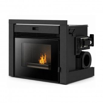 Recuperador de Calor a Pellets Ventilado Chapa 12Kw DB-987 Delba