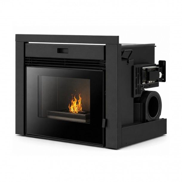 Recuperador de Calor a Pellets Ventilado Chapa 12Kw DB-987 Delba Recuperador de Calor a Pellets Ventilado Chapa 12Kw DB-987 Delba