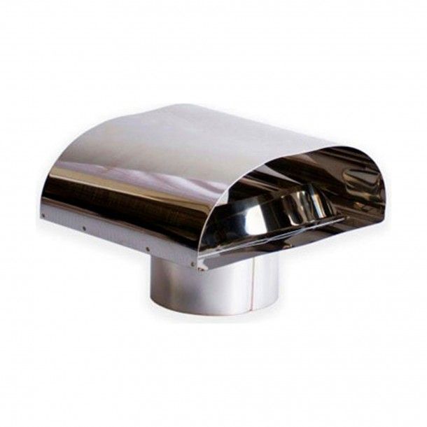Sa�da de Fachada Inox � 80mm
