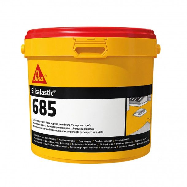 Membrana Líquida Impermeabilização Betuminosa 10kg Sikalastic-685 Unolastic Sika Membrana Líquida Impermeabilização Betuminosa 10kg Sikalastic-685 Unolastic Sika