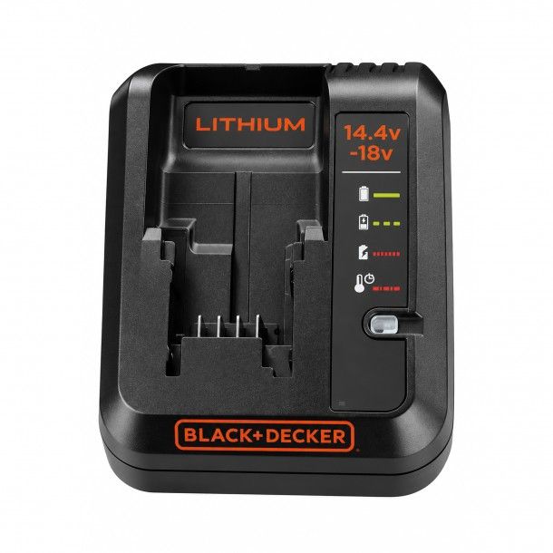 Carregador de Baterias L�tio 18V 14,4V 1A BDC1A-QW Black+Decker