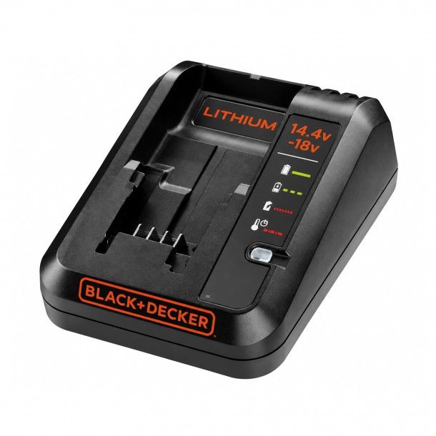 Carregador de Baterias L�tio 18V 14,4V 1A BDC1A-QW Black+Decker