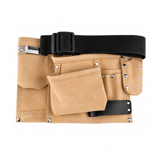 Cinto Porta-Ferramentas Pele 6 Bolsos Cofragem PC6BOL Bellota