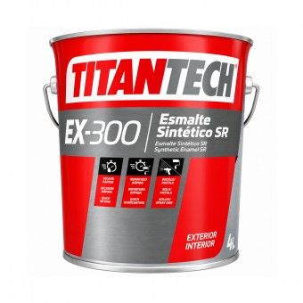 Esmalte Sintético Secagem Rápida Base Branca Brilhante 750ml EX-300 Titan Esmalte Sintético Secagem Rápida Base Branca Brilhante 750ml EX-300 Titan